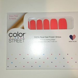 Color Street. Caribbean Coral. Nail Polish Strips.